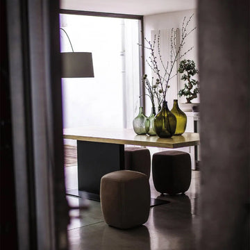 63" Rectangular Dining Table Modern Industrial Table